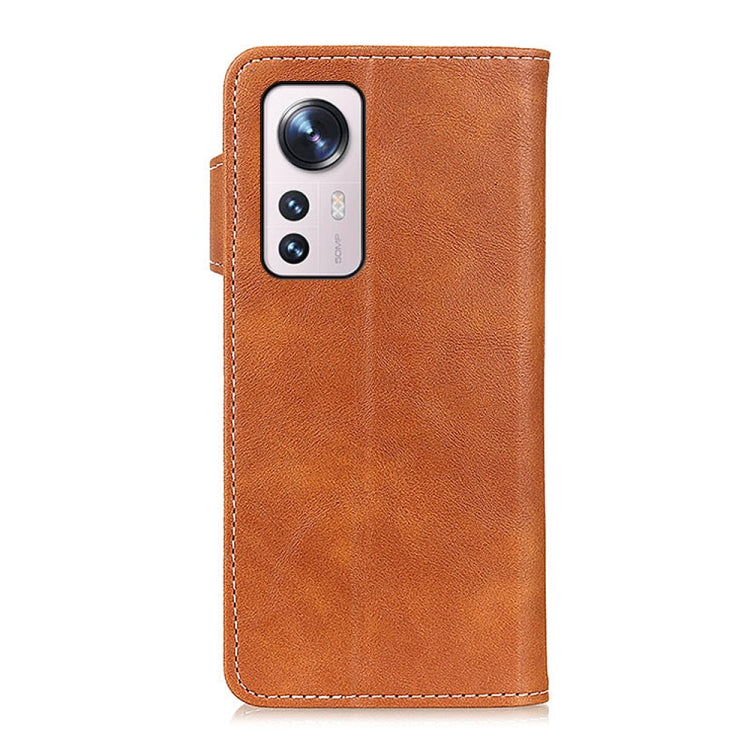 For Xiaomi 12 Lite S-Type Stitching Calf Texture Leather Phone Case