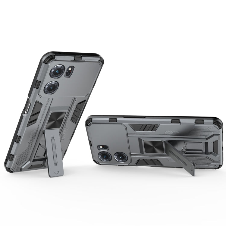 For OPPO K10 5G Supersonic PC + TPU Shock-proof Protective Phone Case with Holder