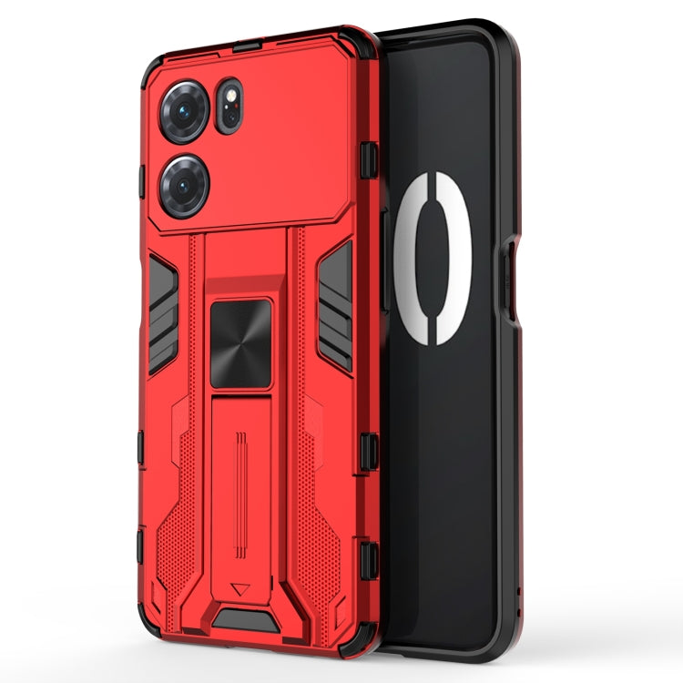 For OPPO K10 5G Supersonic PC + TPU Shock-proof Protective Phone Case with Holder