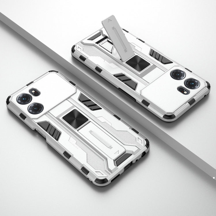 For OPPO K10 5G Supersonic PC + TPU Shock-proof Protective Phone Case with Holder