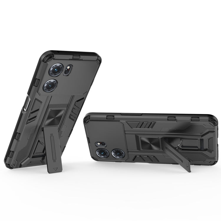 For OPPO K10 5G Supersonic PC + TPU Shock-proof Protective Phone Case with Holder