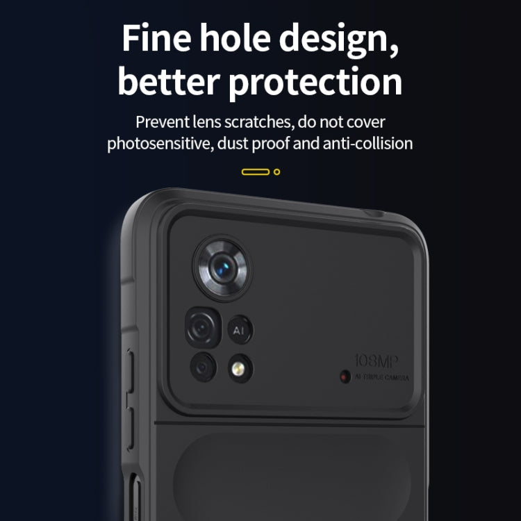 For Xiaomi Poco X4 Pro 5G Magic Shield TPU + Flannel Phone Case
