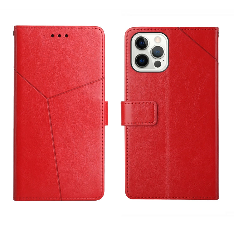 For iPhone 14 Pro Y Stitching Horizontal Flip Leather Phone Case