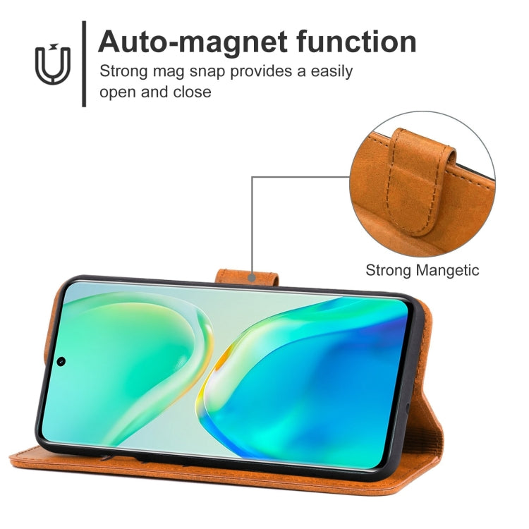 For vivo S15 Pro Leather Phone Case