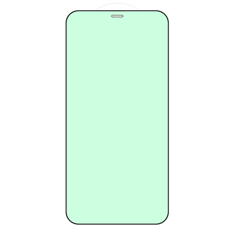 25 PCS Green Light Eye Protection Tempered Glass Film For iPhone 11 Pro Max / XS Max
