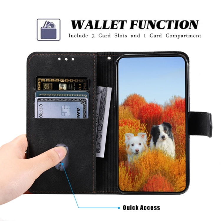 For OPPO Reno7 5G Splicing Leather Phone Case
