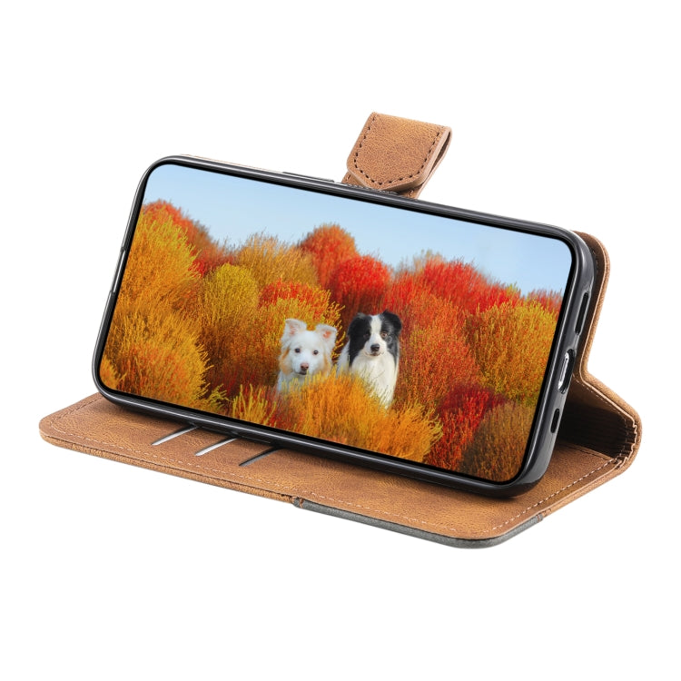 For Xiaomi Redmi K40s Splicing Leather Phone Case