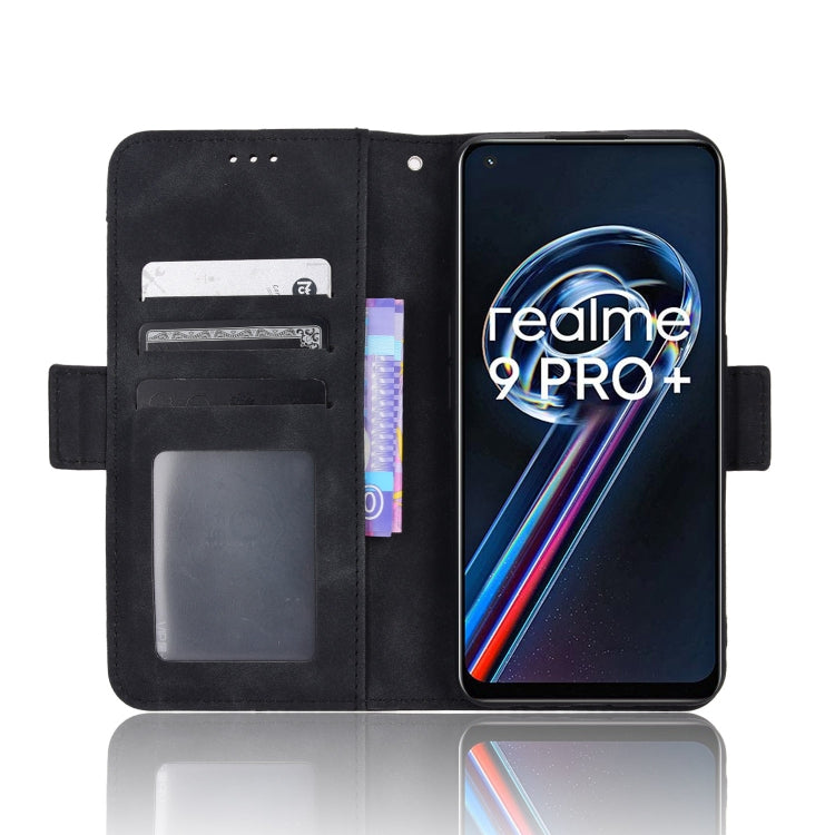 For OPPO Realme 9 4G / 9 Pro+ Skin Feel Calf Texture Card Slots Leather Phone Case
