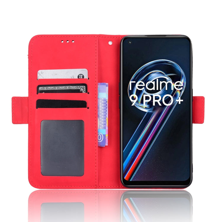 For OPPO Realme 9 4G / 9 Pro+ Skin Feel Calf Texture Card Slots Leather Phone Case