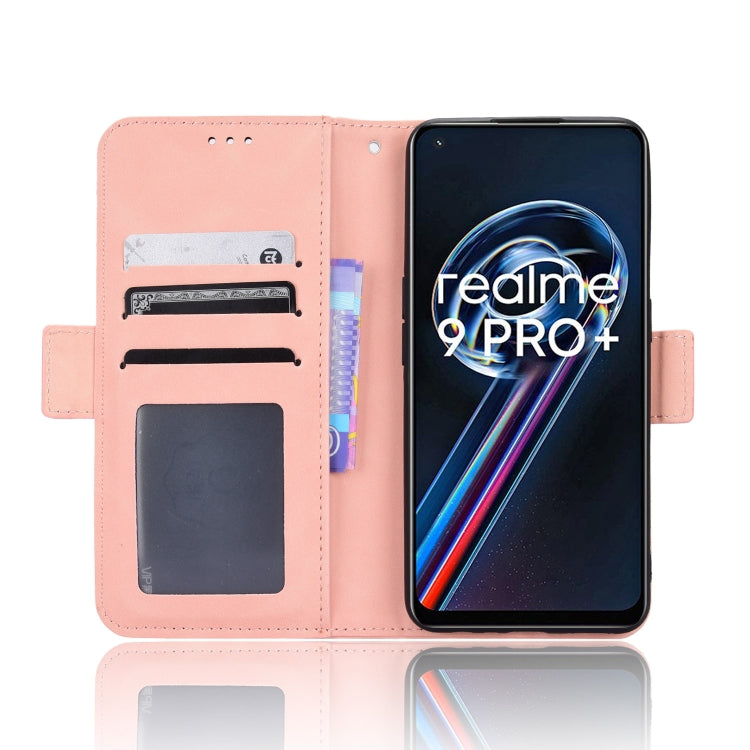 For OPPO Realme 9 5G Global / 9 Pro Skin Feel Calf Texture Card Slots Leather Phone Case