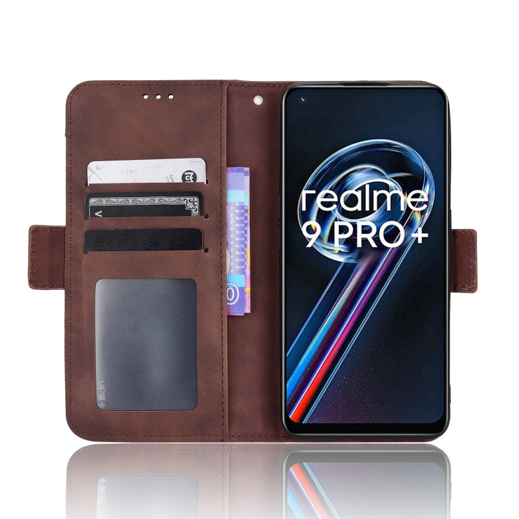 For OPPO Realme 9 5G Global / 9 Pro Skin Feel Calf Texture Card Slots Leather Phone Case
