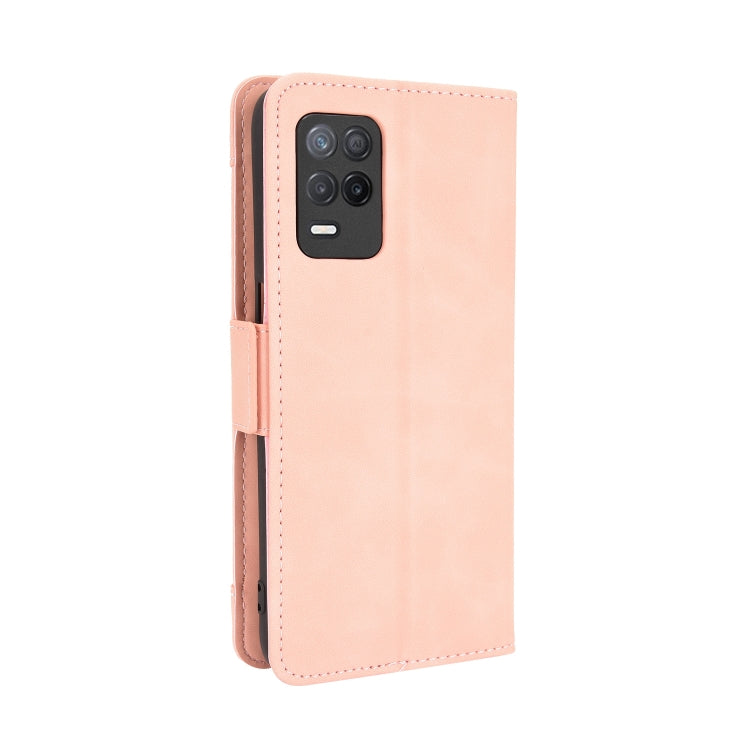 For OPPO Realme 9 5G India / V13 5G / 8 5G Skin Feel Calf Texture Card Slots Leather Phone Case