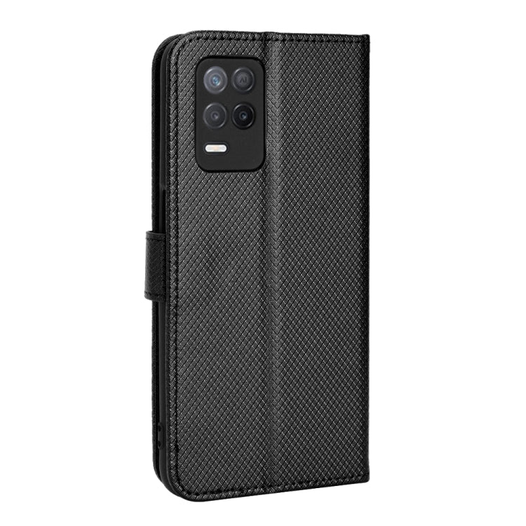 For OPPO Realme 9 5G India / V13 5G / 8 5G Diamond Texture Leather Phone Case