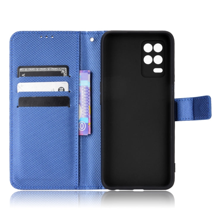 For OPPO Realme 9 5G India / V13 5G / 8 5G Diamond Texture Leather Phone Case