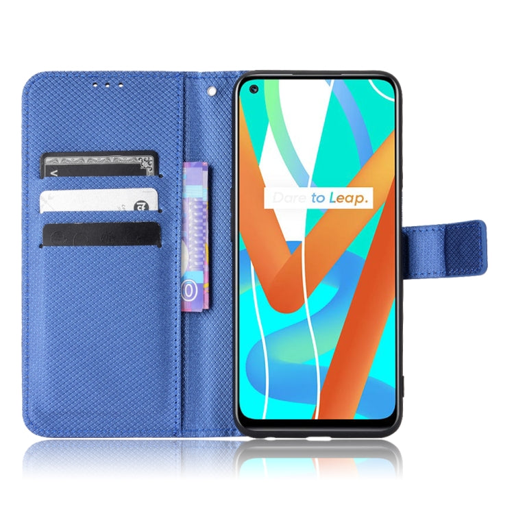For OPPO Realme 9 5G India / V13 5G / 8 5G Diamond Texture Leather Phone Case
