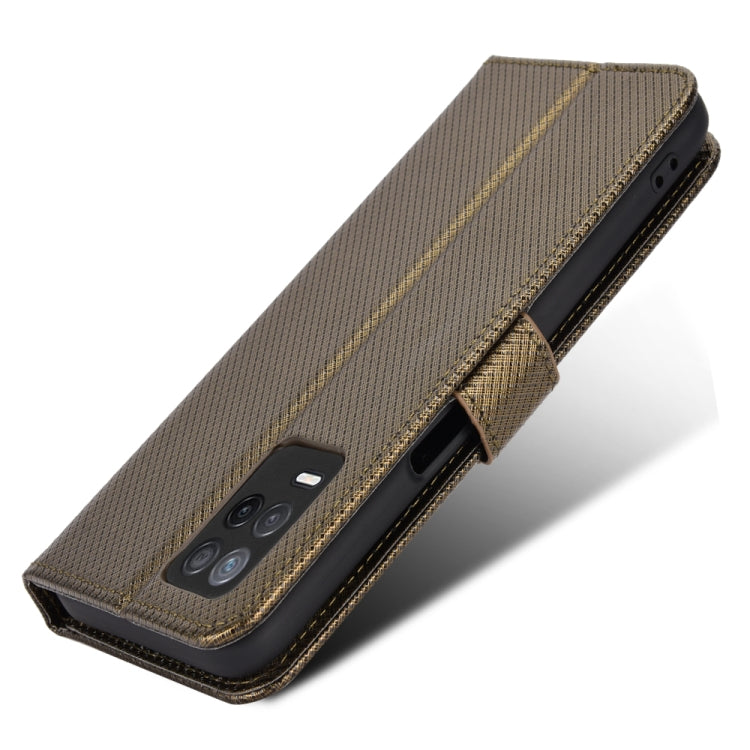 For OPPO Realme 9 5G India / V13 5G / 8 5G Diamond Texture Leather Phone Case