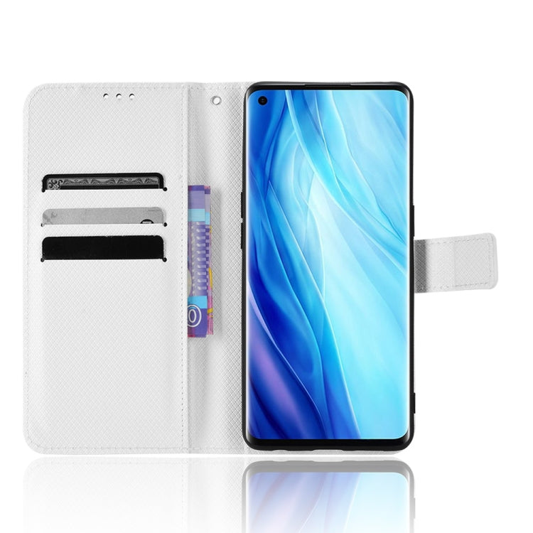 For OPPO Reno4 Pro Global&India&Southeast Asia Diamond Texture Leather Phone Case