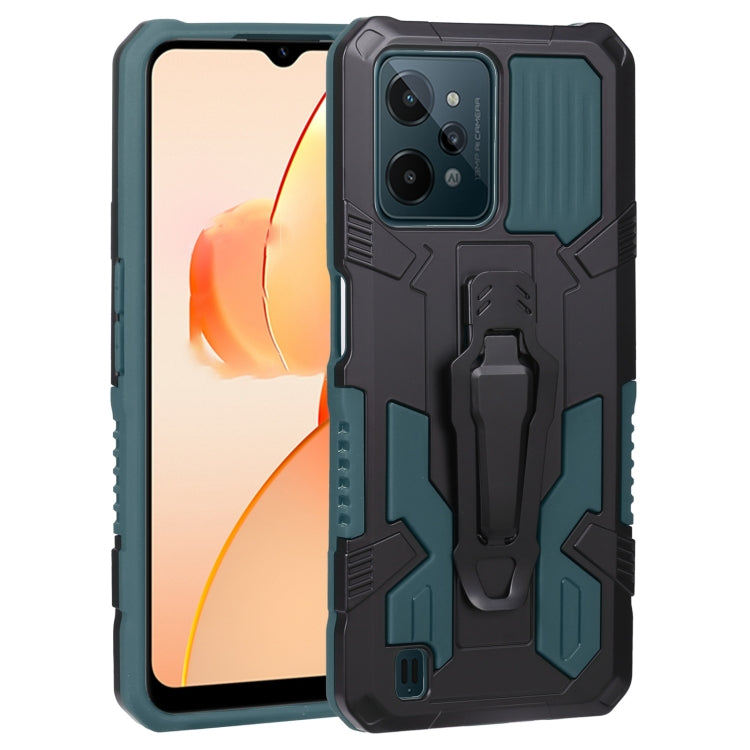 For OPPO Realme C31 Armor Warrior PC + TPU Phone Case