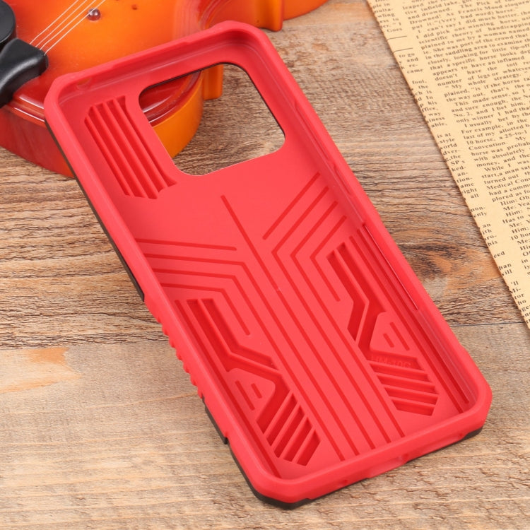 For Xiaomi Redmi 10C Armor Warrior PC + TPU Phone Case