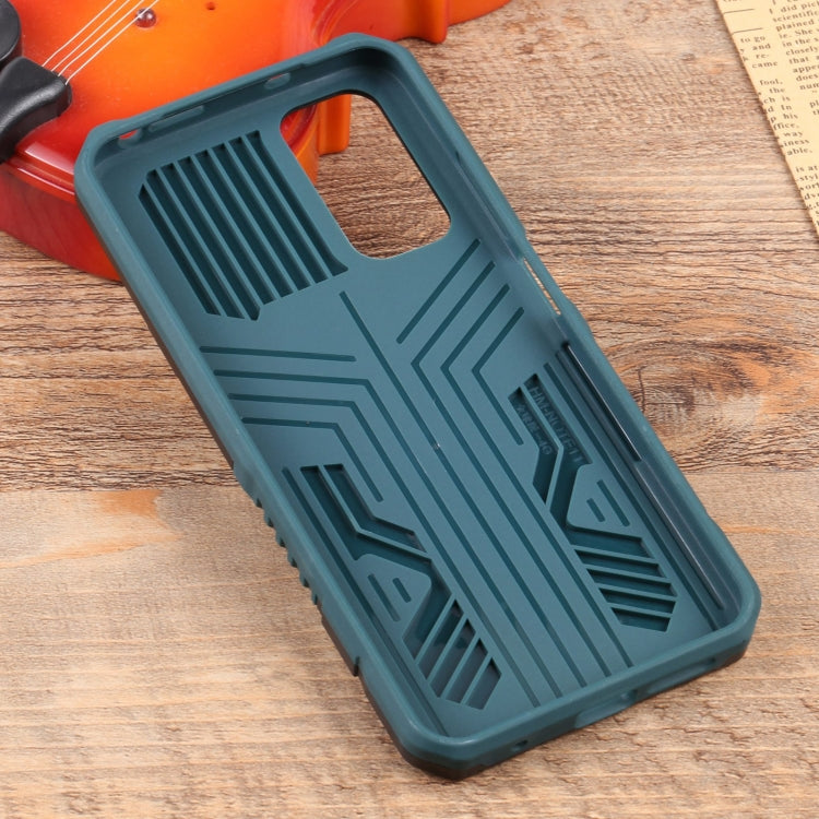 For Xiaomi Redmi Note 11S Armor Warrior PC + TPU Phone Case