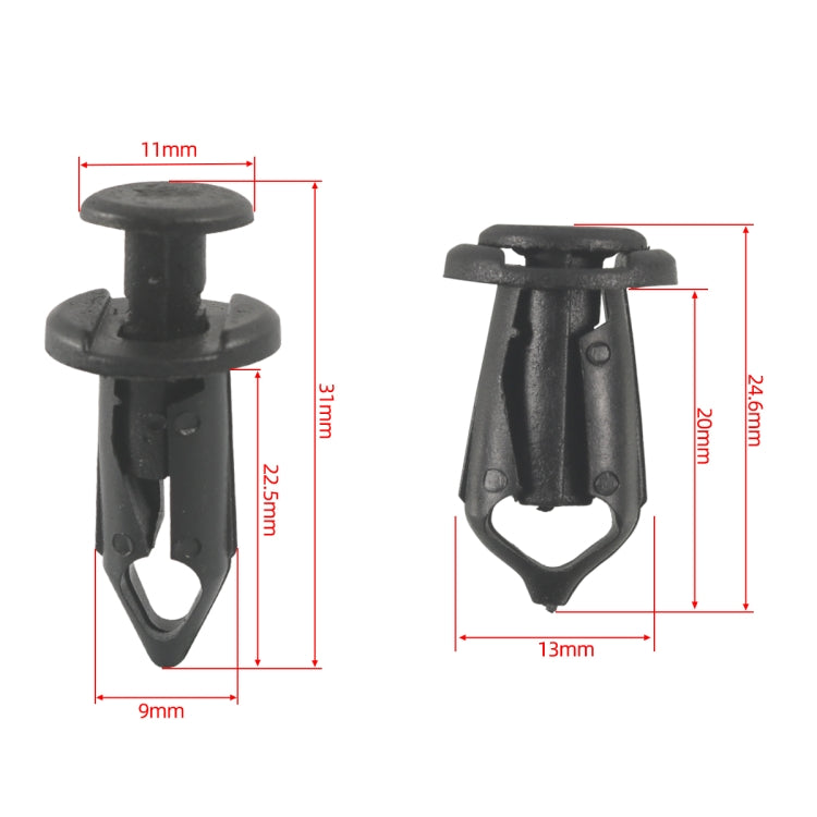 A6855 70 in 1 Car Hood Fender Bumper Fixing Kit for Infiniti G35 Sedan 2003-2008