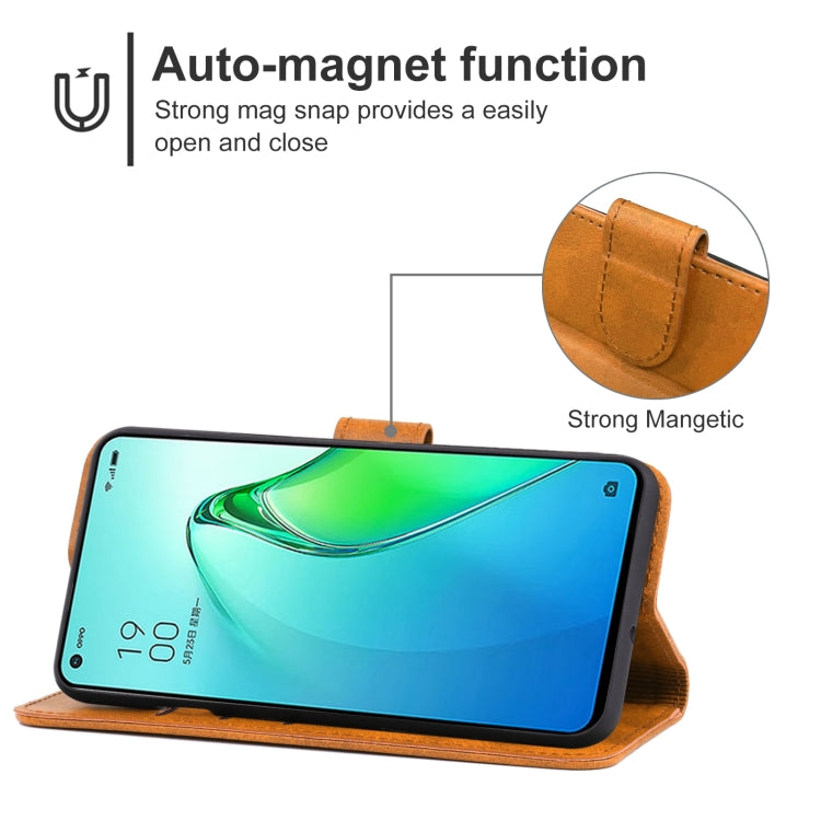 For OPPO Reno8 Pro Leather Phone Case