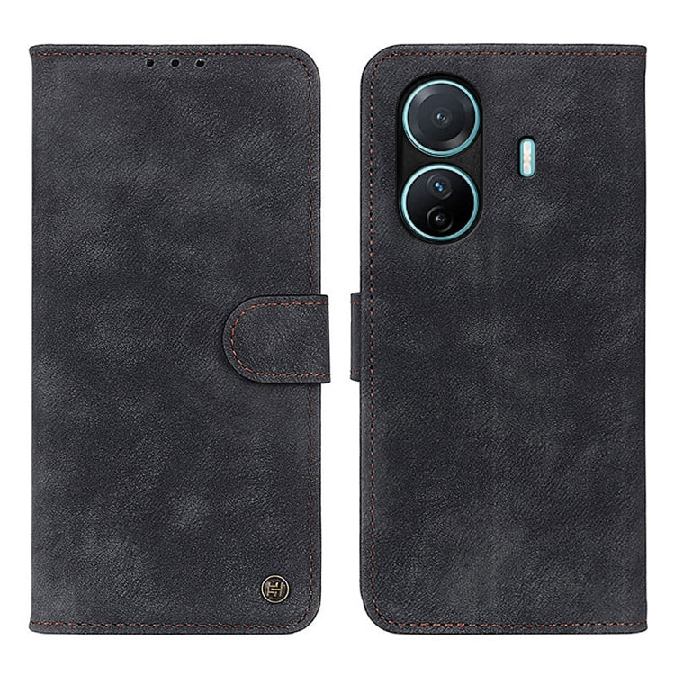 For vivo S15e 5G Foreign Antelope Texture Magnetic Buckle Leather Phone Case