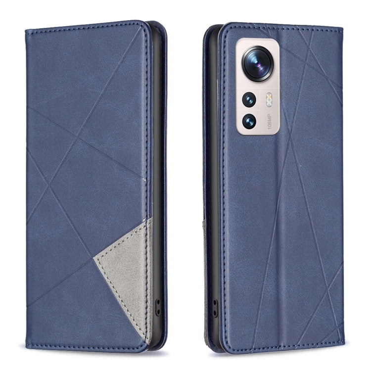 For Xiaomi 12 Lite Prismatic Invisible Magnetic Leather Phone Case