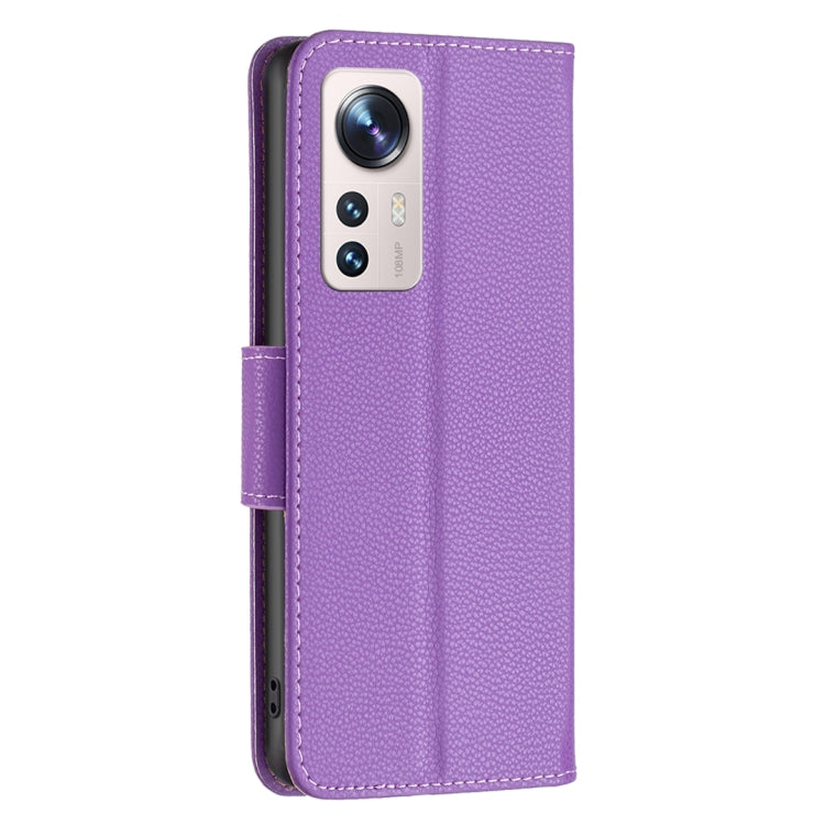 For Xiaomi 12 Lite Litchi Texture Pure Color Leather Phone Case