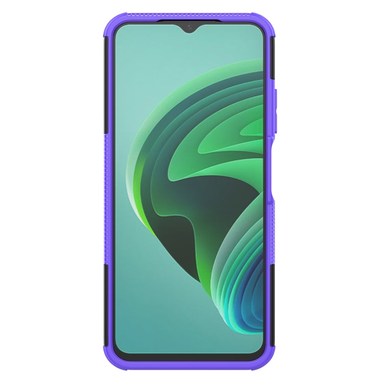 For Xiaomi Redmi Note 11E 5G Tire Texture TPU + PC Phone Case with Holder