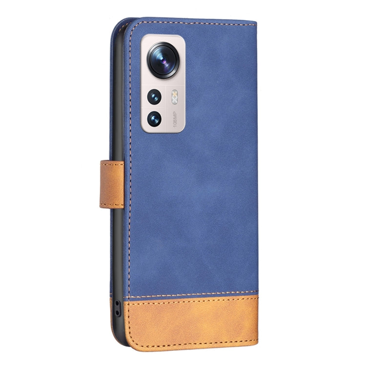 For Xiaomi 12 Lite BF11 Color Matching Skin Feel Leather Phone Case