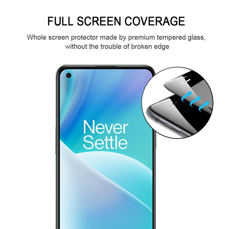 25 PCS Full Glue Cover Screen Protector Tempered Glass Film For OnePlus Nord 2T / Nord 2 5G