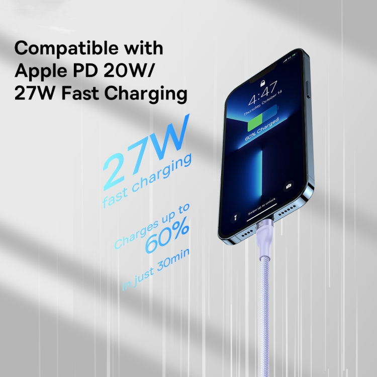 Baseus Flash Series II 1.5m 3 in 1 Type-C to Micro USB + 8 Pin + Type-C 100W Fast Charging Cable