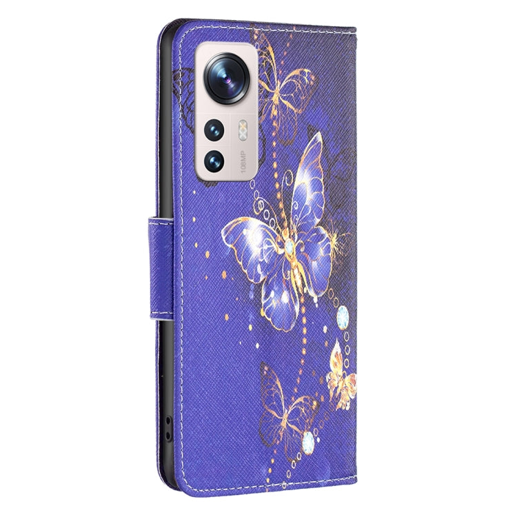 For Xiaomi 12 Lite Colored Drawing Leather Phone Case