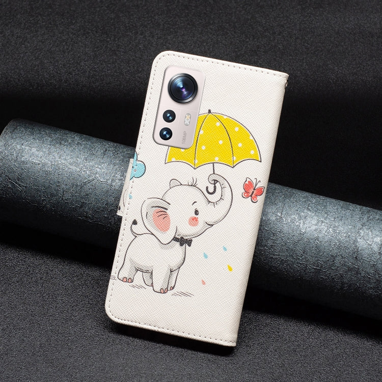For Xiaomi 12 Lite Colored Drawing Leather Phone Case