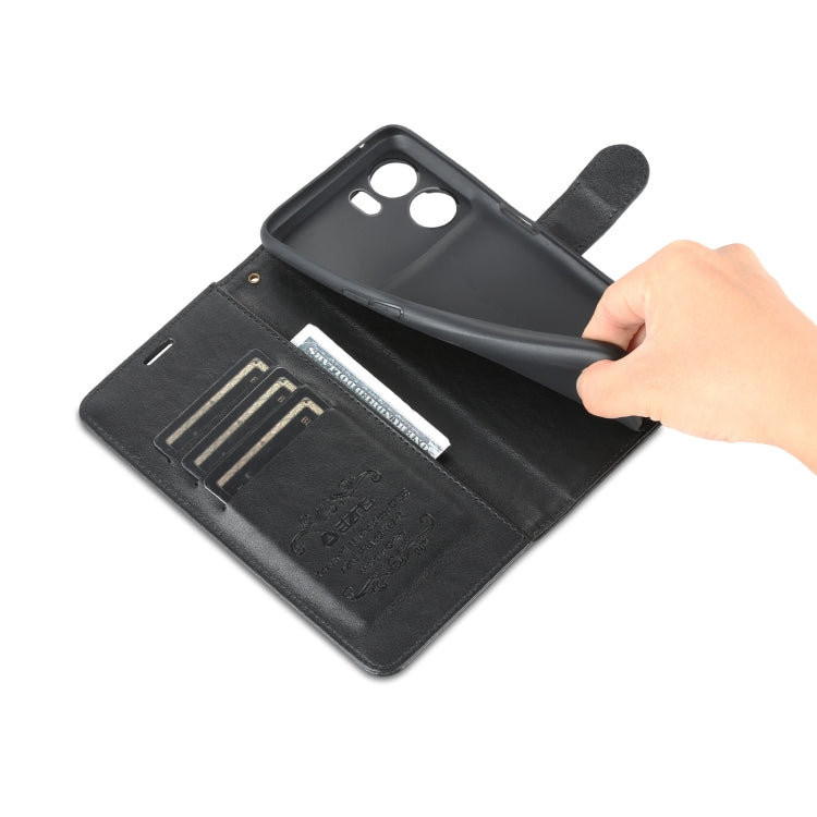 For OPPO K10 AZNS Sheepskin Texture Flip Leather Phone Case