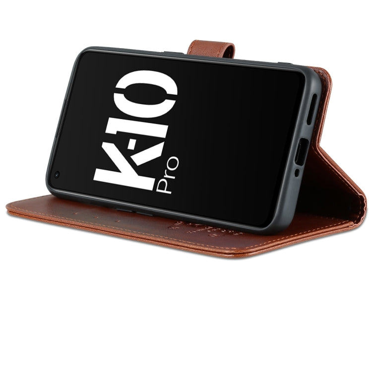For OPPO K10 Pro AZNS Sheepskin Texture Flip Leather Phone Case