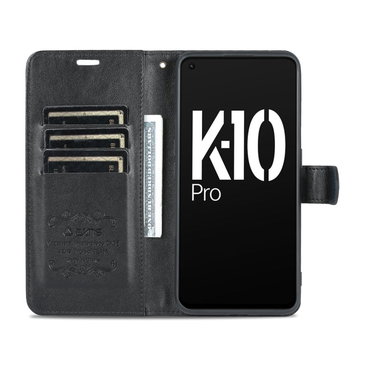 For OPPO K10 Pro AZNS Sheepskin Texture Flip Leather Phone Case