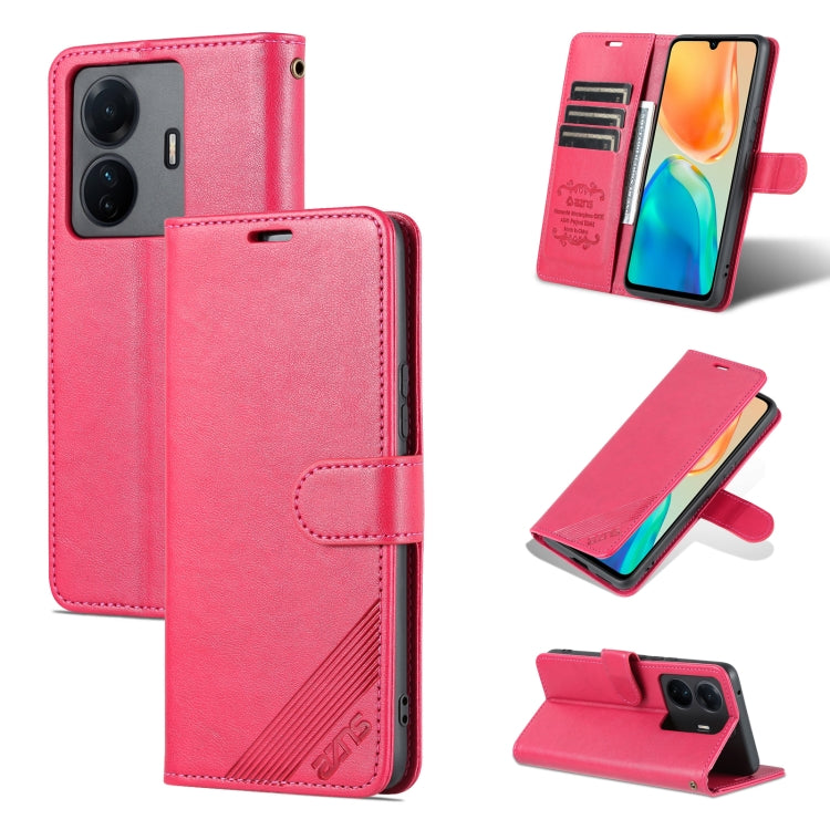 For vivo S15e AZNS Sheepskin Texture Flip Leather Phone Case