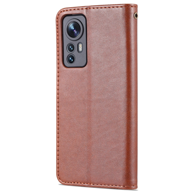 For Xiaomi 12 Lite AZNS Sheepskin Texture Flip Leather Phone Case