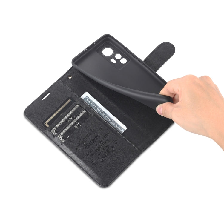 For Xiaomi 12 Lite AZNS Sheepskin Texture Flip Leather Phone Case