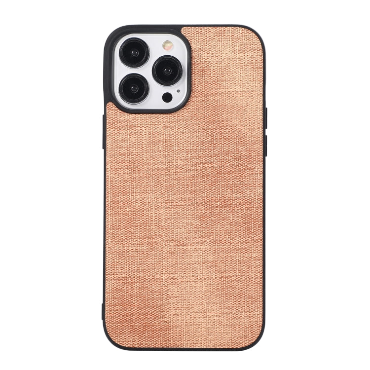 For iPhone 13 Pro Max Brugg Texture PU+TPU+PC Shockproof Phone Case