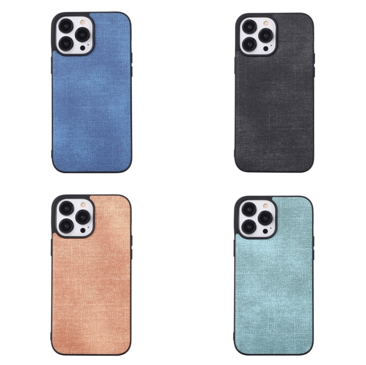 For iPhone 13 Pro Max Brugg Texture PU+TPU+PC Shockproof Phone Case