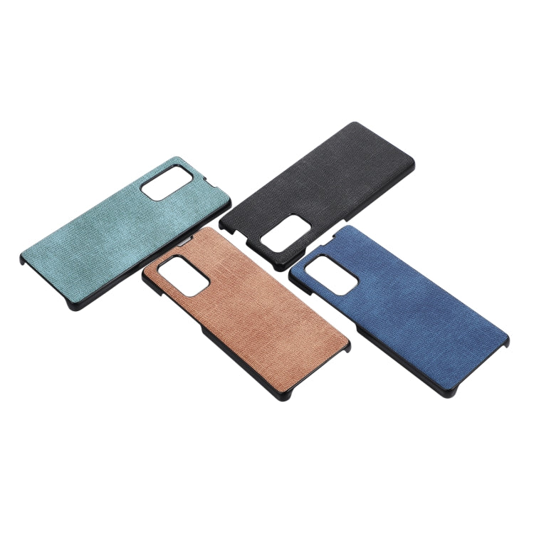 For LG Wing 5G Brugg Texture PU+TPU+PC Shockproof Phone Case