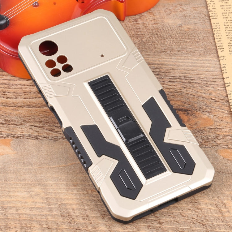 For Xiaomi Poco X4 Pro 5G Vanguard Lanyard Kickstand TPU + PC Phone Case