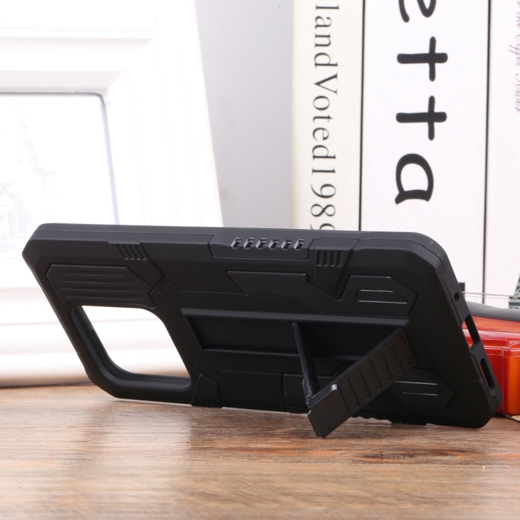 For Xiaomi Redmi 10C Vanguard Lanyard Kickstand TPU + PC Phone Case