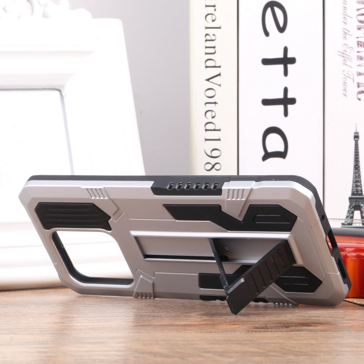 For Xiaomi Redmi 10C Vanguard Lanyard Kickstand TPU + PC Phone Case