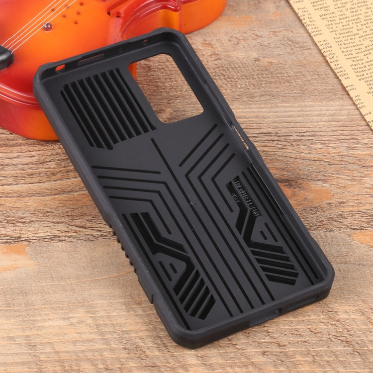 For Xiaomi Redmi Note 11 Pro Global Vanguard Lanyard Kickstand TPU + PC Phone Case