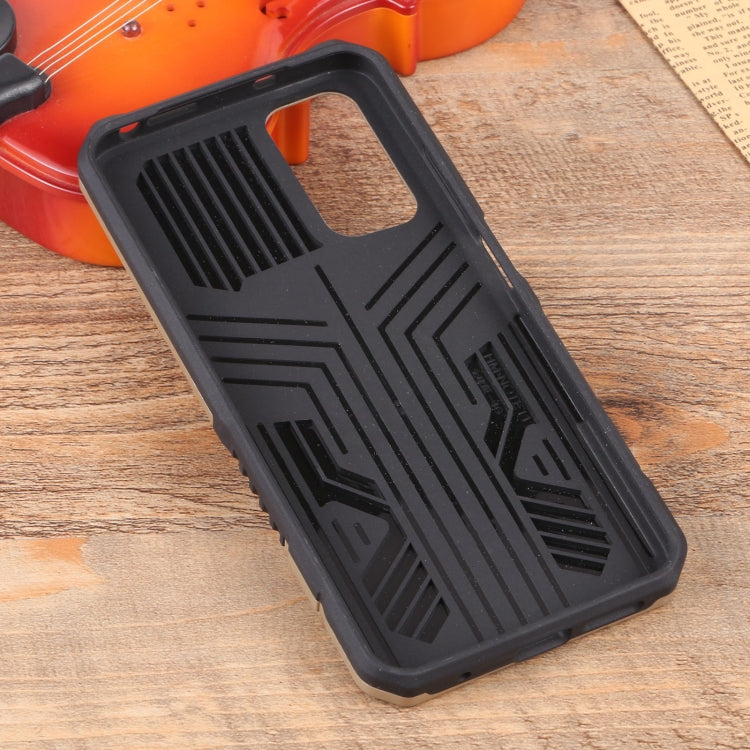 For Xiaomi Redmi Note 11S Vanguard Lanyard Kickstand TPU + PC Phone Case