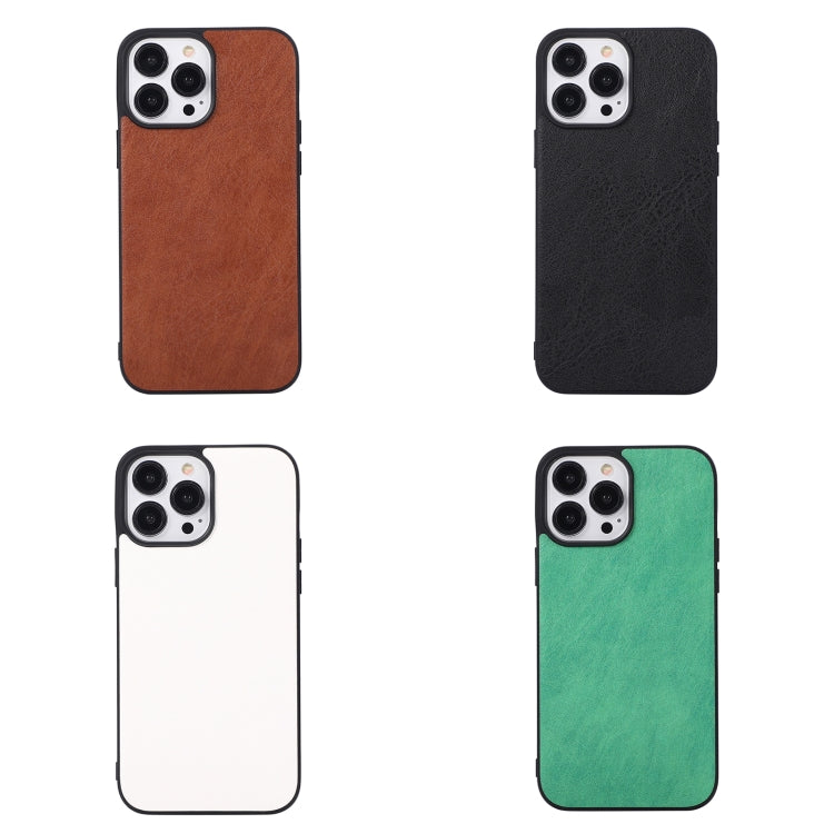 For iPhone 13 Pro Max FaletteTexture PU+TPU+PC Shockproof Phone Case